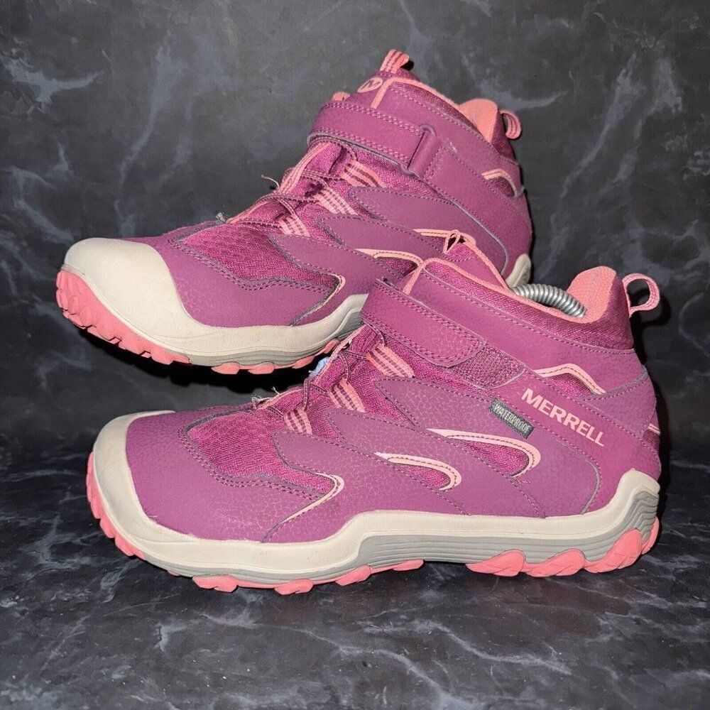 Merrell Chameleon 7 Access Mid A/C Pink Athletic Waterproof Boot Womens Size 7